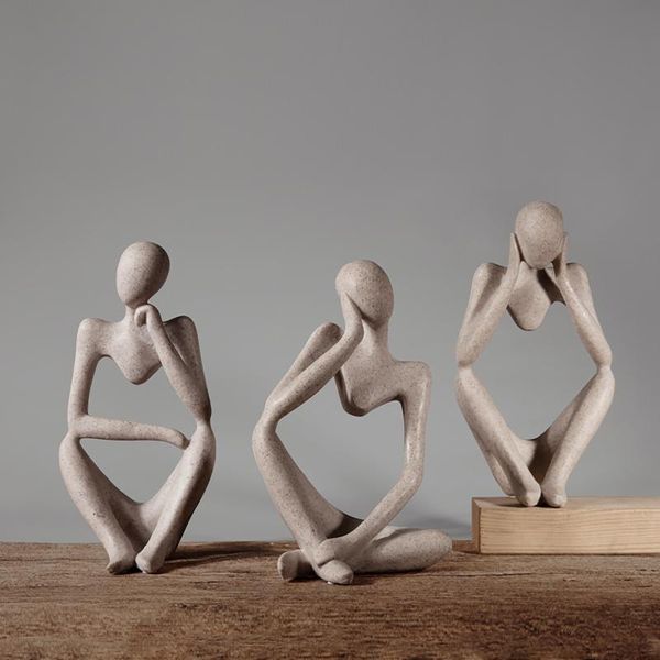 decorative objects & figurines a thinker figure ornaments tableware decoration home office decor sandstone 13*10*24cm
decorative objects & figurines a thinker figure ornaments tableware decoration home office decor sandstone 13*10*24cm
