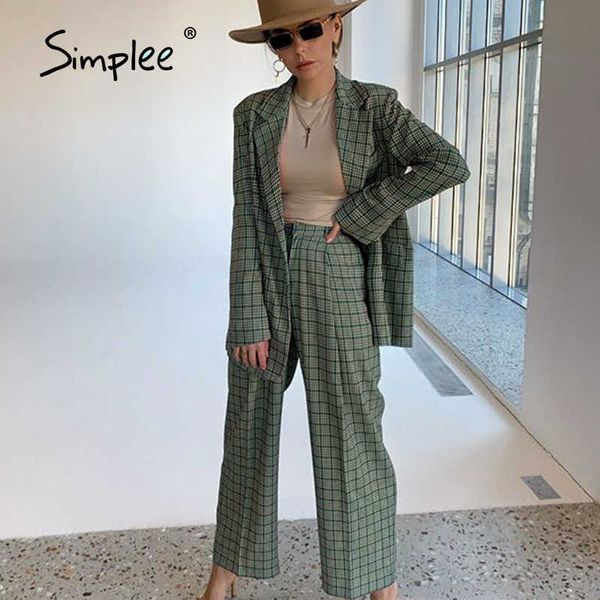 simplee elegant plaid two-pieces women blazer suit casual streetwear suits female blazer set chic office ladies women coat suit 210929, White
simplee elegant plaid two-pieces women blazer suit casual streetwear suits female blazer set chic office ladies women coat suit 210929, White