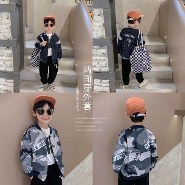 jackets children's two-sided jackets, clothing, autumn 2021 boys and girls baseball uniforms, Blue;gray
jackets children's two-sided jackets, clothing, autumn 2021 boys and girls baseball uniforms, Blue;gray