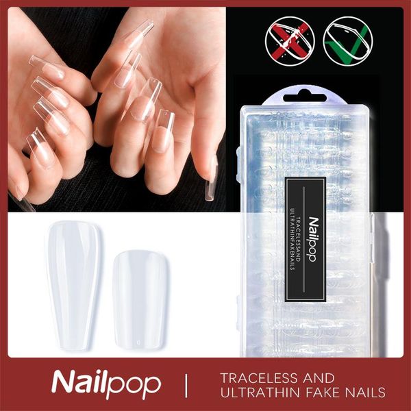 false nails nailpop fake square art tips clear full/half cover dual-use nail tip press on fingers coffin packaging box, Red;gold
false nails nailpop fake square art tips clear full/half cover dual-use nail tip press on fingers coffin packaging box, Red;gold