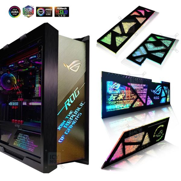 fans & coolings aluminum front panel for rog strix helios replacement transparent lighting mod pc water cooler customized
fans & coolings aluminum front panel for rog strix helios replacement transparent lighting mod pc water cooler customized