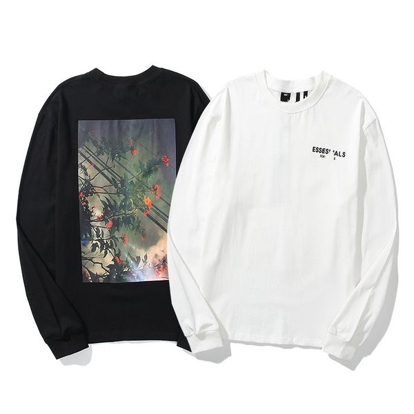 fg high street fashion br spring autumn new ess california flower p men's and women's loose long sleeve t-shirt, Black
fg high street fashion br spring autumn new ess california flower p men's and women's loose long sleeve t-shirt, Black
