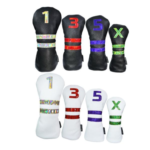 club heads 4pcs pu leather golf headcover fairway wood driver guard sleeve long neck head cover
club heads 4pcs pu leather golf headcover fairway wood driver guard sleeve long neck head cover