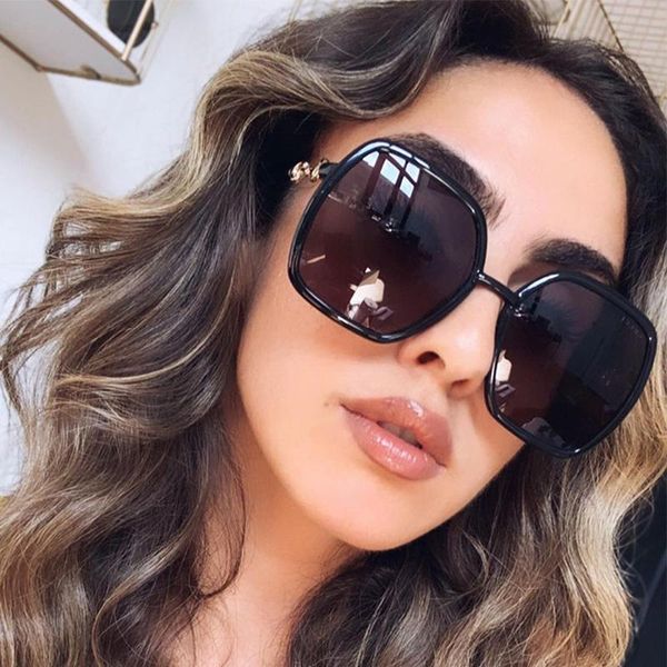 sunglasses classic vintage oversized square women fashion black brand designer big shades sun glasses female goggle oculos uv400, White;black
sunglasses classic vintage oversized square women fashion black brand designer big shades sun glasses female goggle oculos uv400, White;black