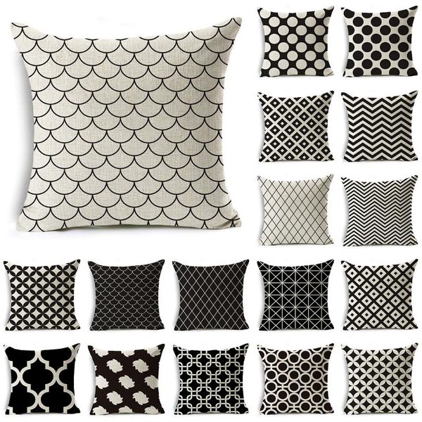 cushion/decorative pillow black white decorative cushion cover office home decor geometric case modern simplicity sofa throw pillows 45x45cm
cushion/decorative pillow black white decorative cushion cover office home decor geometric case modern simplicity sofa throw pillows 45x45cm