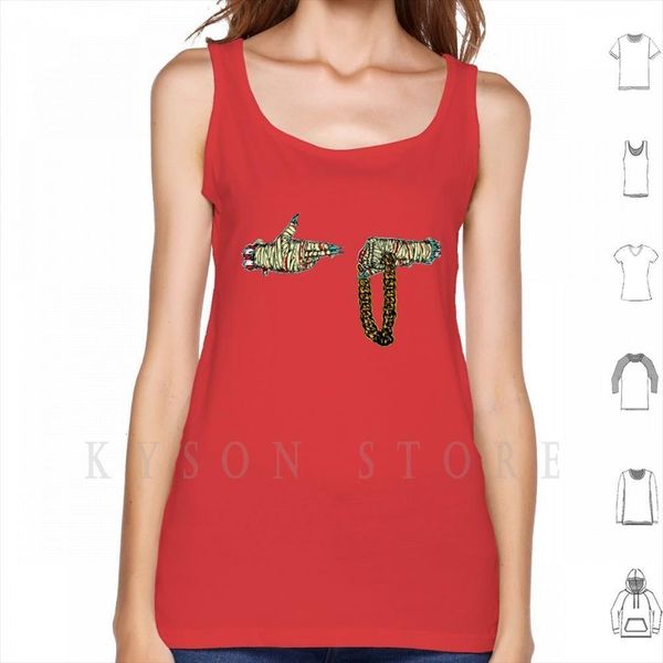 run the jewels tank vest 100% cotton rap music hip hop, White;black
run the jewels tank vest 100% cotton rap music hip hop, White;black