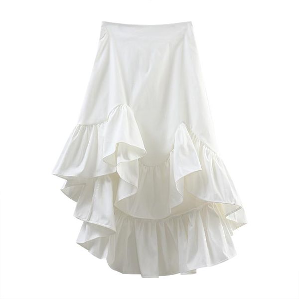 skirts white fashion korean ruffle midi long a-line skirt women casual spring summer high waist irregular all-match female, Black
skirts white fashion korean ruffle midi long a-line skirt women casual spring summer high waist irregular all-match female, Black