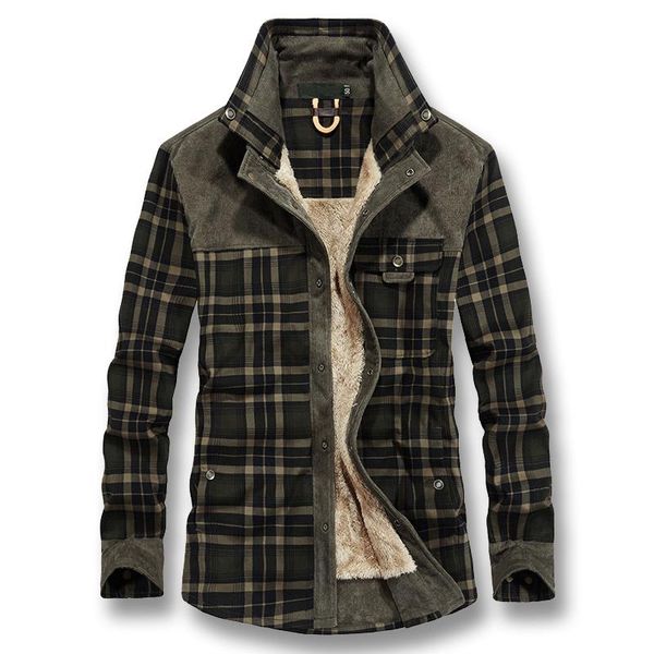 male casual fashion slim fit large size winter shirt men autumn thick fleece plaid shirts camisa masculina men's, White;black
male casual fashion slim fit large size winter shirt men autumn thick fleece plaid shirts camisa masculina men's, White;black