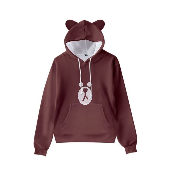 big bear cute boy girl clothes hooded 3d printing hooded sweater autumn early winter ears hooded pullover, Black
big bear cute boy girl clothes hooded 3d printing hooded sweater autumn early winter ears hooded pullover, Black