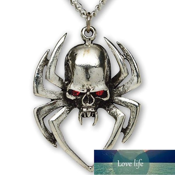 trendy fashion gothic spider skull necklace pendant trendy man retro punk style hip hop rock party accessories jewelry gift factory price ex, Silver
trendy fashion gothic spider skull necklace pendant trendy man retro punk style hip hop rock party accessories jewelry gift factory price ex, Silver