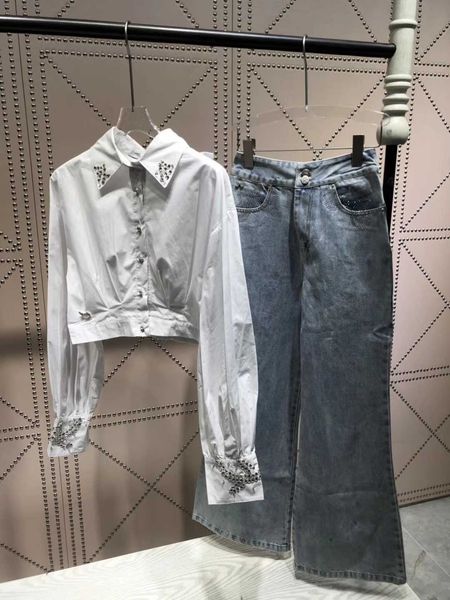 hearts/chrome shorts leaf diamond stitching lotus chromehearts sweet end long sleeve shirt high waist denim wide leg pants set, White;black
hearts/chrome shorts leaf diamond stitching lotus chromehearts sweet end long sleeve shirt high waist denim wide leg pants set, White;black