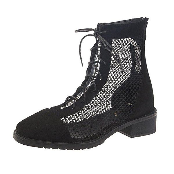 dress shoes net red tide sandals female 2021 cool boots summer short mesh ins hollow tube, Black
dress shoes net red tide sandals female 2021 cool boots summer short mesh ins hollow tube, Black
