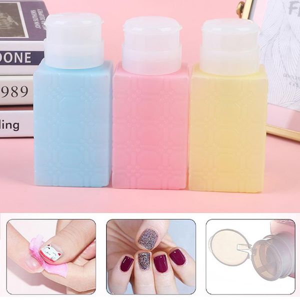 nail art equipment 220ml empty pump dispenser container cleaner polish remover liquid bottle, Silver
nail art equipment 220ml empty pump dispenser container cleaner polish remover liquid bottle, Silver