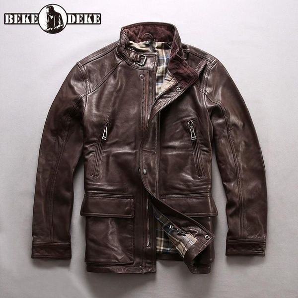 men's leather & faux italy casual sheepskin coat men luxury vintage work 100% real jacket streetwear stand collar zipper biker s-2xl, Black
men's leather & faux italy casual sheepskin coat men luxury vintage work 100% real jacket streetwear stand collar zipper biker s-2xl, Black