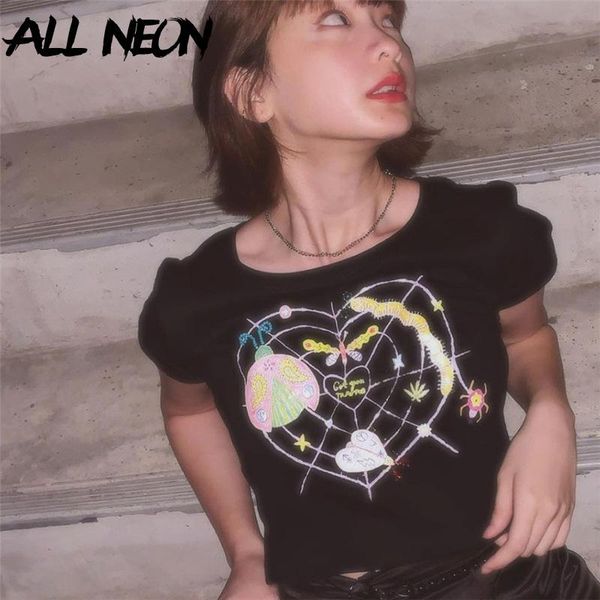 allneon 2021 y2k cartoon print black crop women summer cute o-neck short sleeve baby tees e-girl aesthetics outfit gothic women's t-sh, White
allneon 2021 y2k cartoon print black crop women summer cute o-neck short sleeve baby tees e-girl aesthetics outfit gothic women's t-sh, White