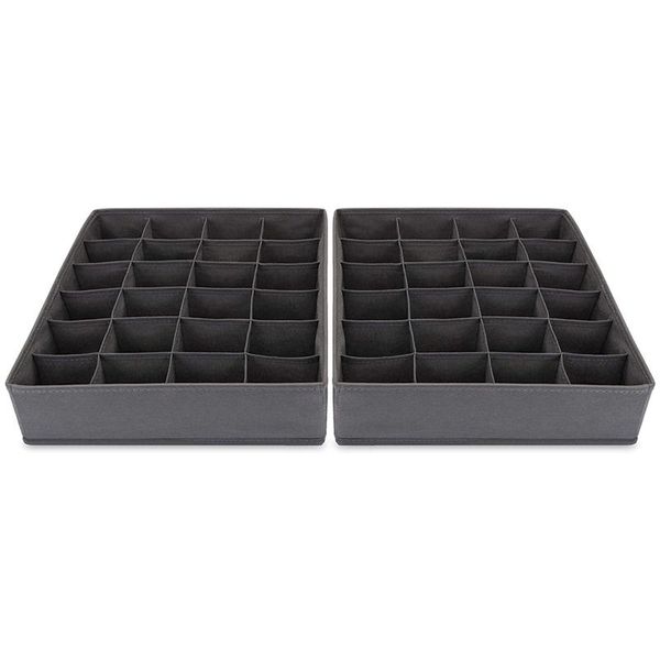 storage bags clothes drawer organisers divider -foldable wardrobe organiser with 24 cells-fabric for underwear 
storage bags clothes drawer organisers divider -foldable wardrobe organiser with 24 cells-fabric for underwear