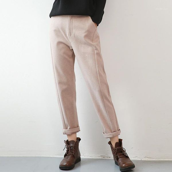 women's pants & capris trousers women autumn winter solid color fashion female clothes loose casual, Black;white
women's pants & capris trousers women autumn winter solid color fashion female clothes loose casual, Black;white