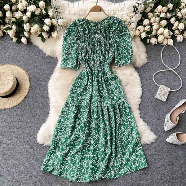 women fashion round neck elasticity slim retro floral print summer casual dress clothes short sleeve vestidos s677 210527, Black;gray
women fashion round neck elasticity slim retro floral print summer casual dress clothes short sleeve vestidos s677 210527, Black;gray