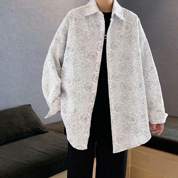 men's casual shirts 2021 floral pattern long-sleeved japanese streetwear loose male clothes camisa masculina -2xl, White;black
men's casual shirts 2021 floral pattern long-sleeved japanese streetwear loose male clothes camisa masculina -2xl, White;black