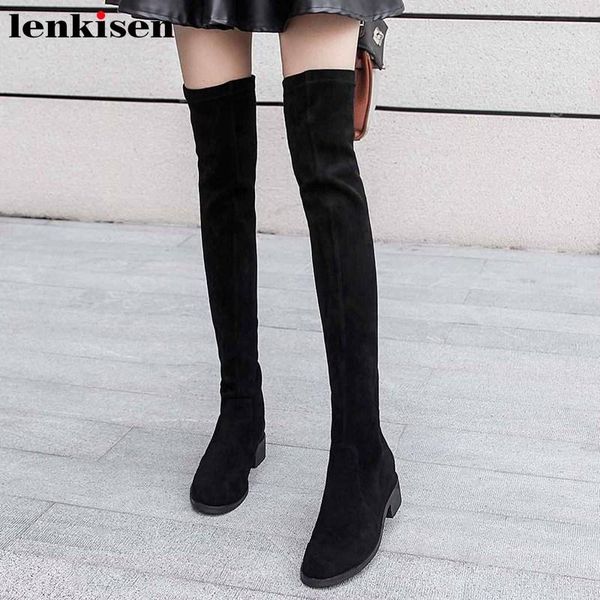 boots lenkisen rock zipper maiden streetwear genuine leather winter basic classic daily wear warm women over-the-knee l88, Black
boots lenkisen rock zipper maiden streetwear genuine leather winter basic classic daily wear warm women over-the-knee l88, Black