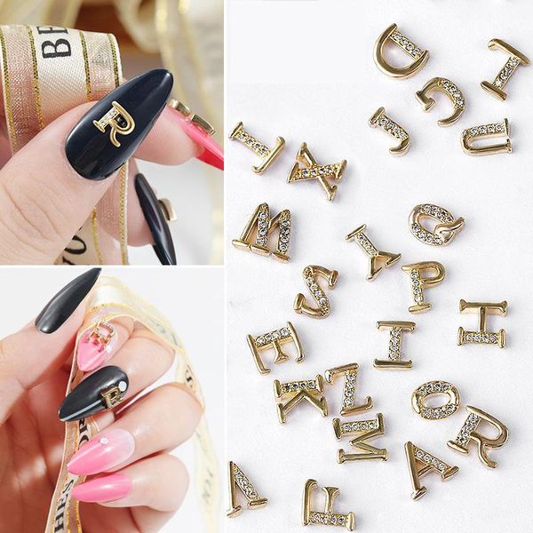 english letters zircon nail art decoration alloy crystal rhinestones jewelry creative diy manicure accessories supplier1, Silver;gold
english letters zircon nail art decoration alloy crystal rhinestones jewelry creative diy manicure accessories supplier1, Silver;gold