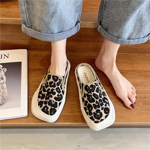 shoes woman 2021 loafers female slippers low cover toe summer flat leopard canvas rome basic rubber pu cotton fabric slides, Black
shoes woman 2021 loafers female slippers low cover toe summer flat leopard canvas rome basic rubber pu cotton fabric slides, Black
