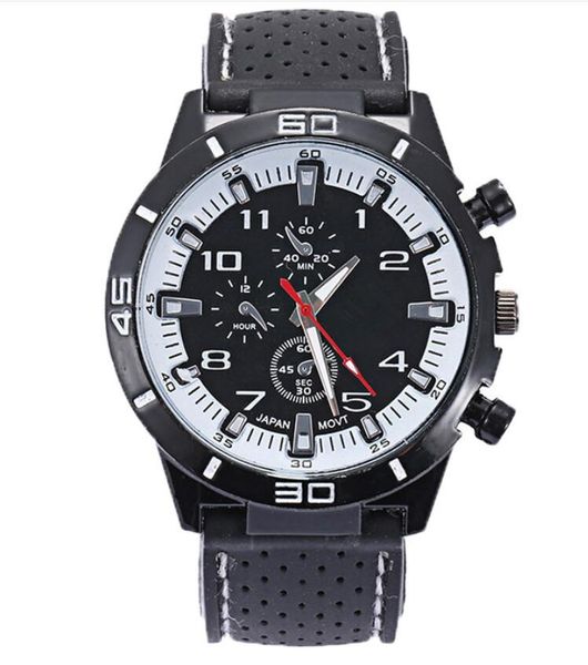 men's gt racer sport watch touring military pilot aviator army style black silicone men watch, Slivery;brown
men's gt racer sport watch touring military pilot aviator army style black silicone men watch, Slivery;brown