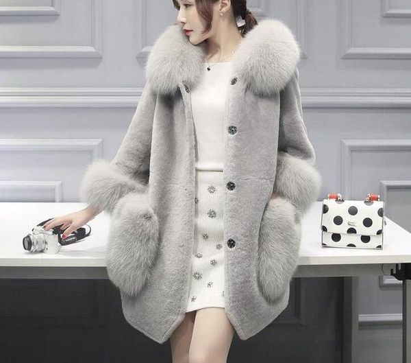 women's fur & faux 2021 winter warm coat hooded full jacket luxury with trim hood wide-waisted fashion, Black
women's fur & faux 2021 winter warm coat hooded full jacket luxury with trim hood wide-waisted fashion, Black