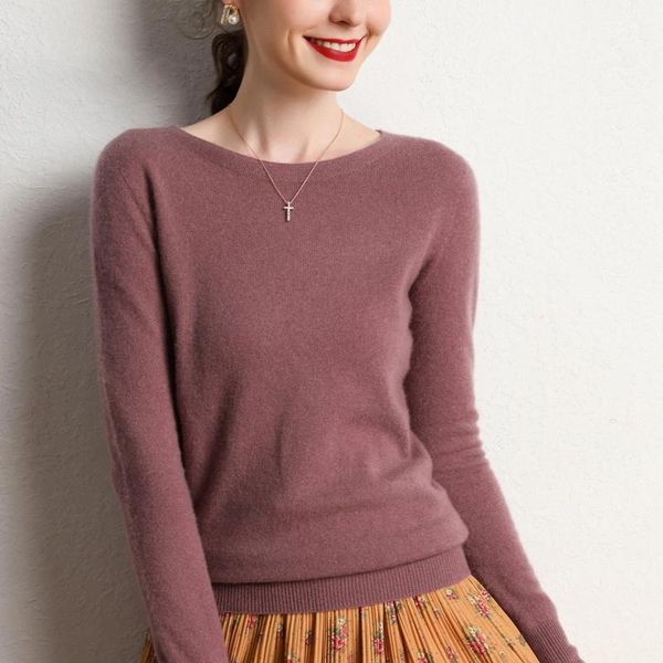 80% pure cashmere sweater women's round neck long-sleeved sweaters korean version of the base shirt autumn plover loose knits, White;black
80% pure cashmere sweater women's round neck long-sleeved sweaters korean version of the base shirt autumn plover loose knits, White;black