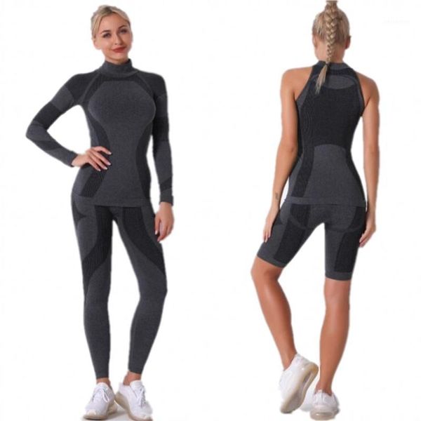 yoga outfit seamless women set workout sportswear gym clothing fitness long sleeve vest high waist leggings sports suits
yoga outfit seamless women set workout sportswear gym clothing fitness long sleeve vest high waist leggings sports suits