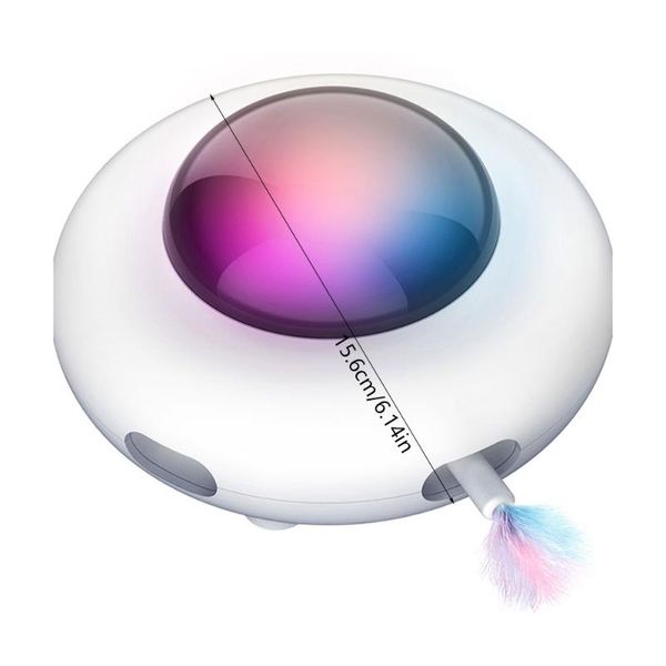 cat toys teaser electric intelligent automatic feather turntable steering chasing interactive toy for kittens
cat toys teaser electric intelligent automatic feather turntable steering chasing interactive toy for kittens