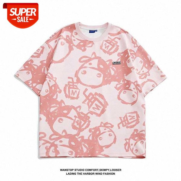 milk print short-sleeved shirt male youth half-sleeved t-shirt #f12o, White;black 
milk print short-sleeved shirt male youth half-sleeved t-shirt #f12o, White;black