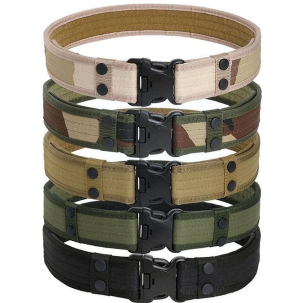 waist support military tactical belt nylon camo army belts black combat male outdoor metal 140cm training hunting buckle survival molle b v4, Black;gray
waist support military tactical belt nylon camo army belts black combat male outdoor metal 140cm training hunting buckle survival molle b v4, Black;gray