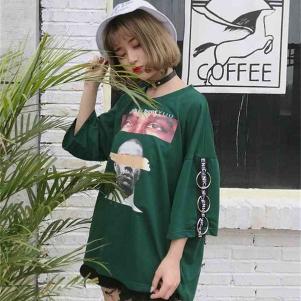 halajuku summer oversize loose fashion character printed all match street style short sleeve female t-shirts 210522, White
halajuku summer oversize loose fashion character printed all match street style short sleeve female t-shirts 210522, White