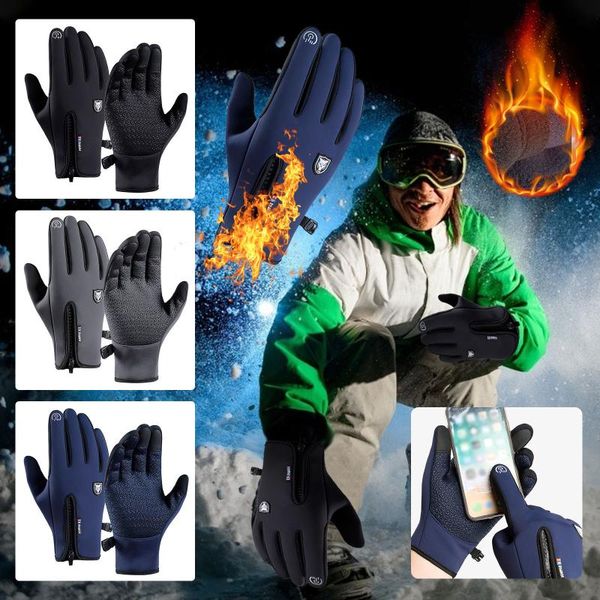 cycling gloves winter men night reflective strip touch screen waterproof anti-slip for skiing windproof fluff warm, Black
cycling gloves winter men night reflective strip touch screen waterproof anti-slip for skiing windproof fluff warm, Black