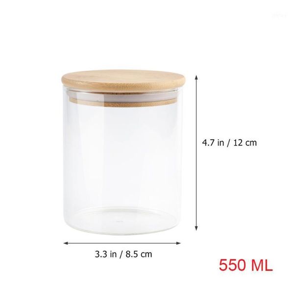 storage bottles & jars 1pc high borosilicate glass jar sealed transparent container with bamboo cover for (450ml)
storage bottles & jars 1pc high borosilicate glass jar sealed transparent container with bamboo cover for (450ml)