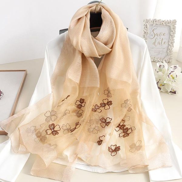 scarves women pure silk scarf winter wool foulard floral embroidery pashmina femme hijab shawls lady wraps thin luxury bandana, Blue;gray
scarves women pure silk scarf winter wool foulard floral embroidery pashmina femme hijab shawls lady wraps thin luxury bandana, Blue;gray