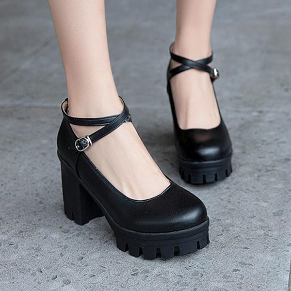 dress shoes 2021 white black women high heel ankle cross strap block heels pumps office platform ladies punk plus size
dress shoes 2021 white black women high heel ankle cross strap block heels pumps office platform ladies punk plus size