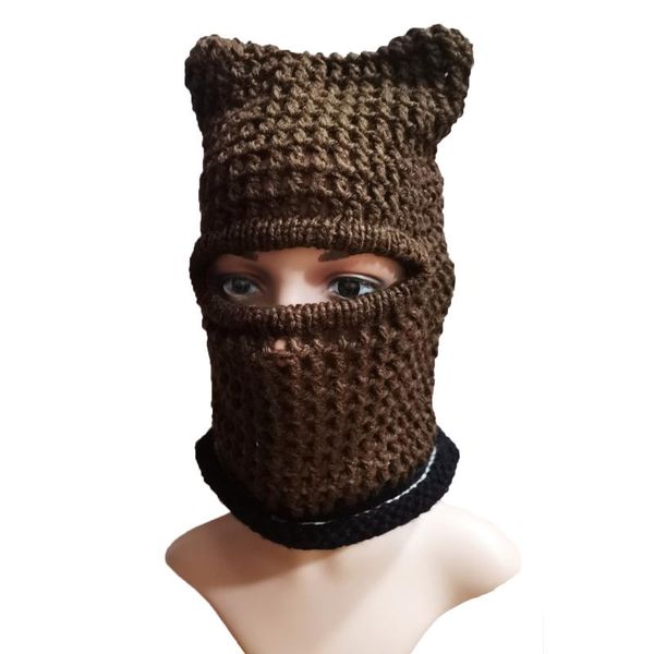 beanies bomhcs funny hollow grid mask handmade knitted braid ears beanie party halloween gift winter hats
beanies bomhcs funny hollow grid mask handmade knitted braid ears beanie party halloween gift winter hats