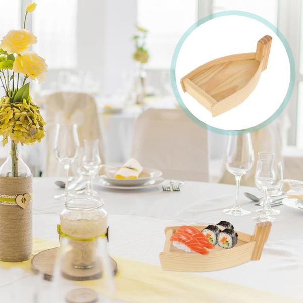 dishes & plates 1pc wooden sushi serving tray mini boat plate practical sashimi dessert
dishes & plates 1pc wooden sushi serving tray mini boat plate practical sashimi dessert