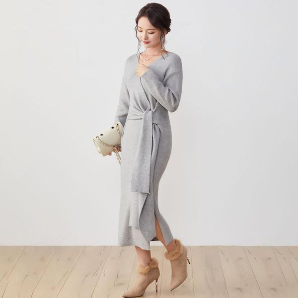 casual dresses ladies 2021 winter loose sweater vestidos cotton lace up dress for women solid long sleeve v neck, Black;gray
casual dresses ladies 2021 winter loose sweater vestidos cotton lace up dress for women solid long sleeve v neck, Black;gray