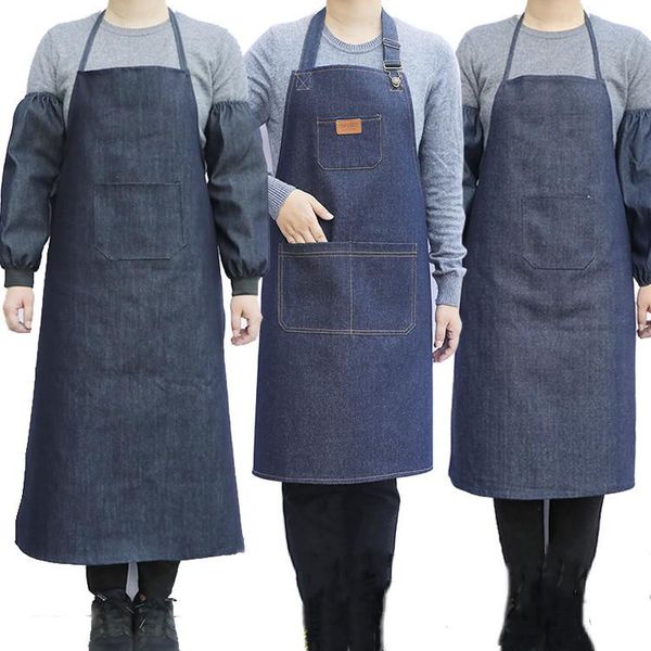 aprons long denim anti-wear overalls male and female chefs clerk reverse gown kitchen accessories
aprons long denim anti-wear overalls male and female chefs clerk reverse gown kitchen accessories