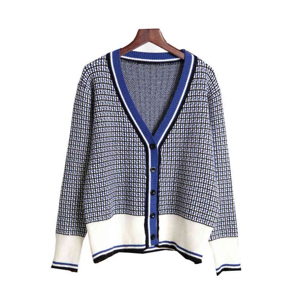 women sweater knitted long sleeve brown blue cardigans loose v neck autumn m0028 210514, White
women sweater knitted long sleeve brown blue cardigans loose v neck autumn m0028 210514, White