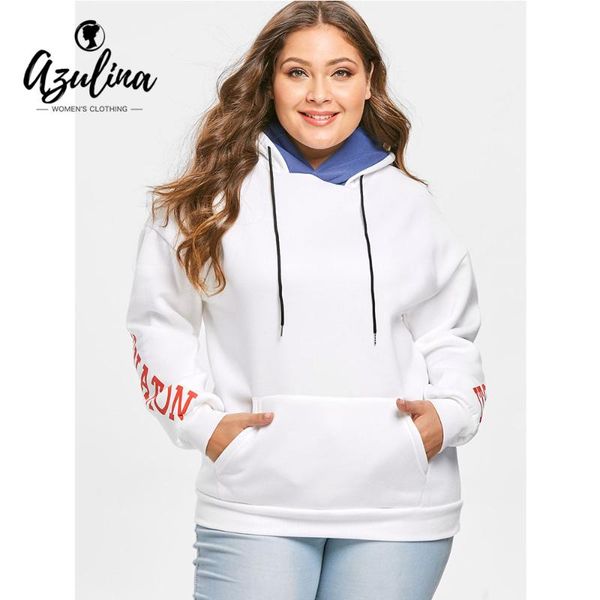 gym clothing azulina plus size women hoodies letters front pocket pullover hoodie sweatshirts cotton warm hooded casual female sweatshirt, White;black
gym clothing azulina plus size women hoodies letters front pocket pullover hoodie sweatshirts cotton warm hooded casual female sweatshirt, White;black