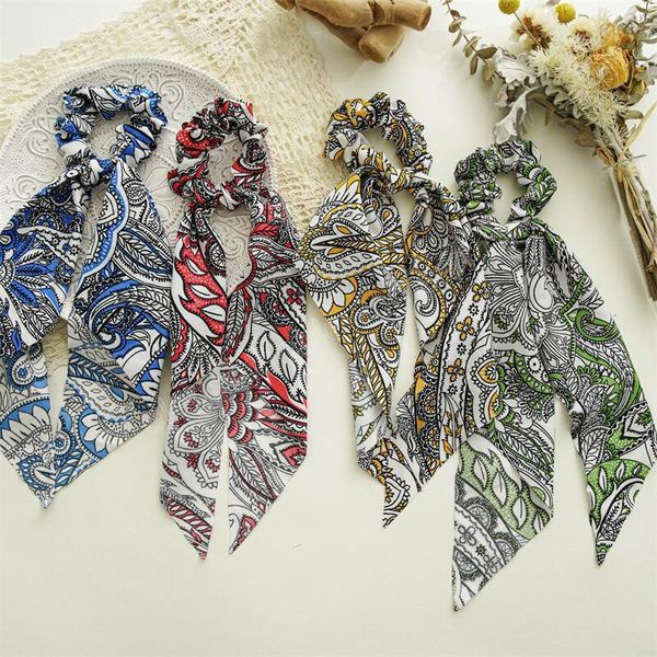 women bohemia printed hair scrunchies simple fashion streamer hair bands sweet all match ribbon ponytail holder hair accessories, Pink
women bohemia printed hair scrunchies simple fashion streamer hair bands sweet all match ribbon ponytail holder hair accessories, Pink