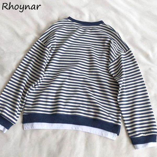 women's hoodies & sweatshirts women o-neck fashion simple striped all match leisure loose full sleeve young street wear tender selling, Black
women's hoodies & sweatshirts women o-neck fashion simple striped all match leisure loose full sleeve young street wear tender selling, Black