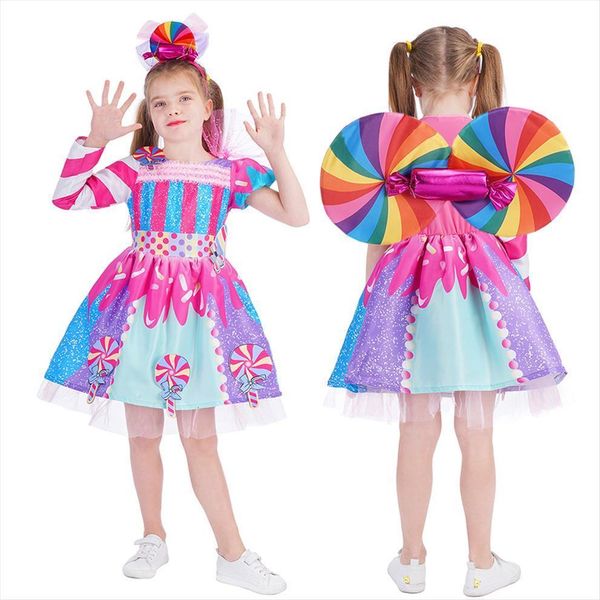 girl candy tutu summer dress kids lollipop donut cartoon party carnival cosplay clothing halloween with rainbow wing jyf, Red;yellow
girl candy tutu summer dress kids lollipop donut cartoon party carnival cosplay clothing halloween with rainbow wing jyf, Red;yellow