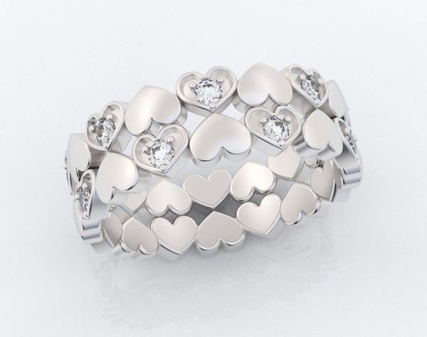 wedding rings cute female white zircon thin ring charm gold silver color engagement trendy crystal love heart for women, Slivery;golden
wedding rings cute female white zircon thin ring charm gold silver color engagement trendy crystal love heart for women, Slivery;golden