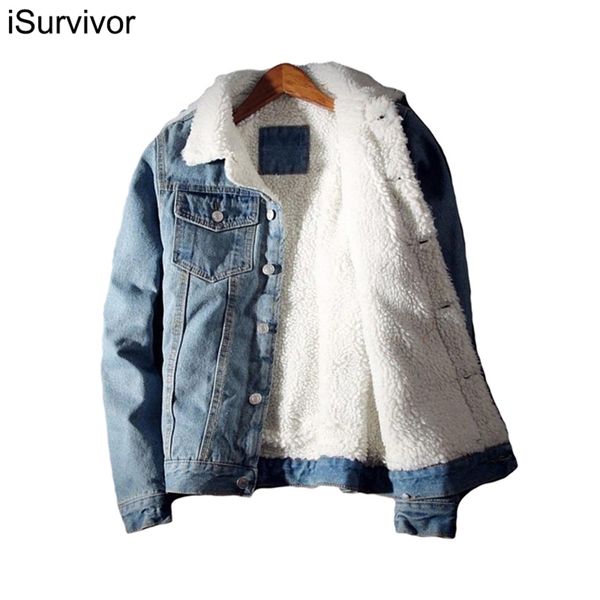 men denim jacket trendy winter warm fleece coats mens outwear fashion jean jackets male cowboy casual clothes plus us size 4xl 211206, Black
men denim jacket trendy winter warm fleece coats mens outwear fashion jean jackets male cowboy casual clothes plus us size 4xl 211206, Black