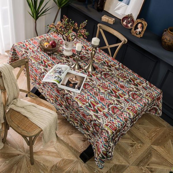 table cloth american tablecloth color jacquard double-sided pattern thick geometric bohemian style party
table cloth american tablecloth color jacquard double-sided pattern thick geometric bohemian style party